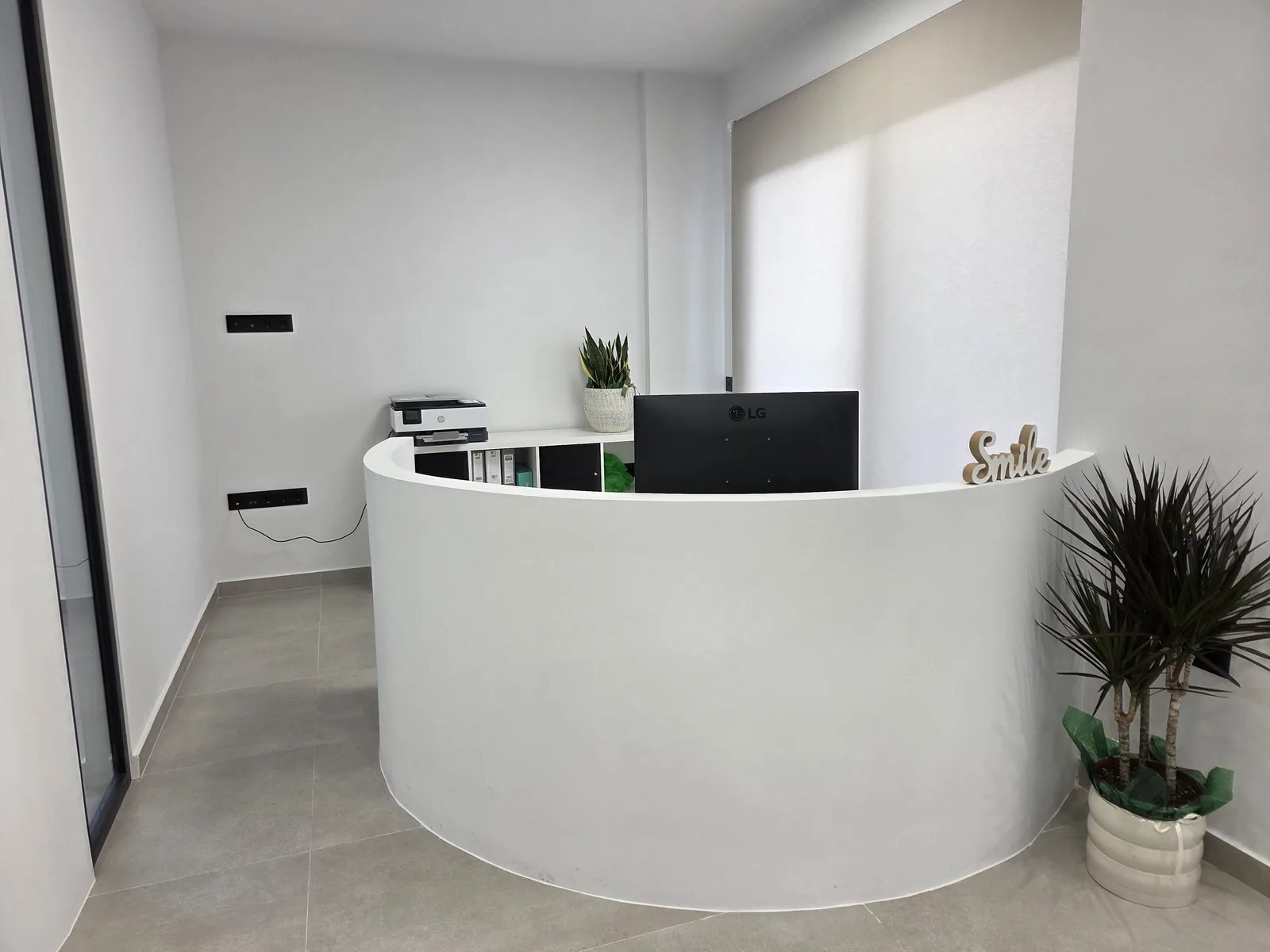 Η υποδοχή της κλινικής Digital Dental Hub